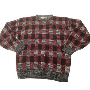 Vintage Knit Patterned Sweater